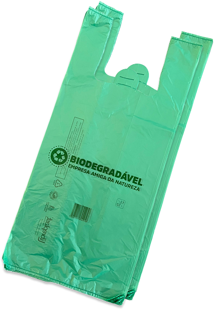 Imagem sacola biodegradável